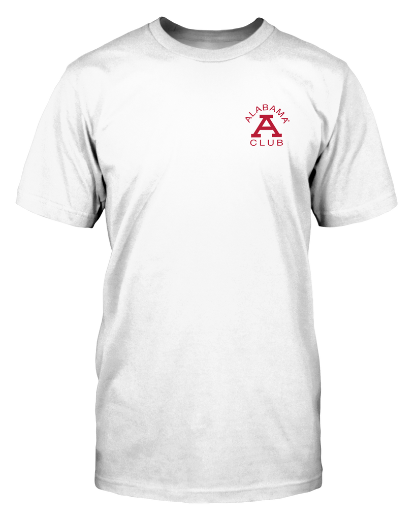 A-Club Left Chest Logo - Comfort Colors White