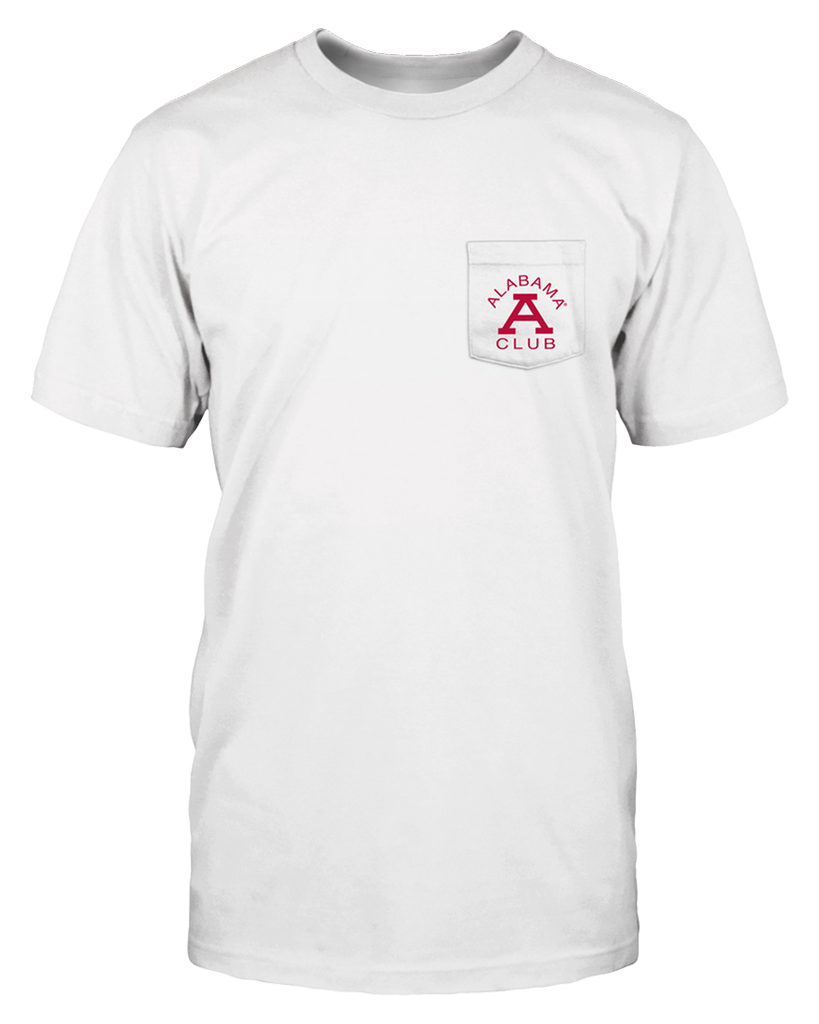 A-Club Left Chest Logo - Pocket Comfort Colors White