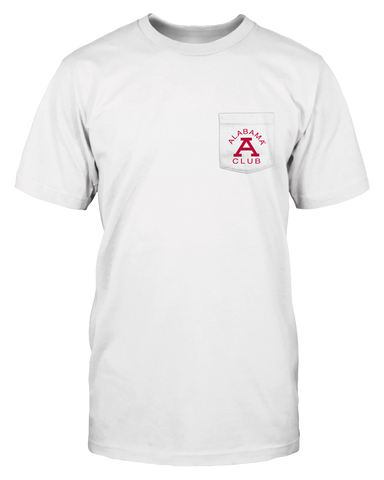 A-Club Left Chest Logo - Pocket Comfort Colors White