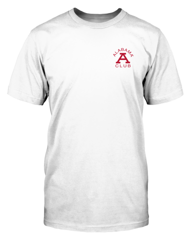 A-Club Left Chest Logo - Comfort Colors White
